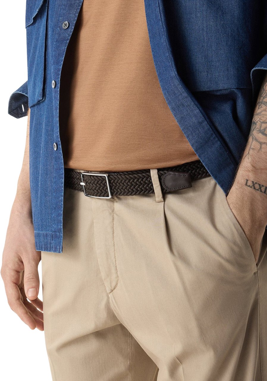 Corneliani belt brown Blauw