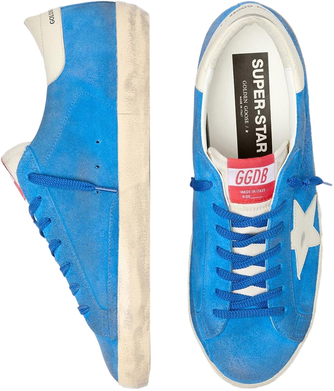 Golden Goose basket super star Blauw