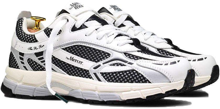 Mercer Amsterdam baskets mercer re run white silver black maille homme Beige