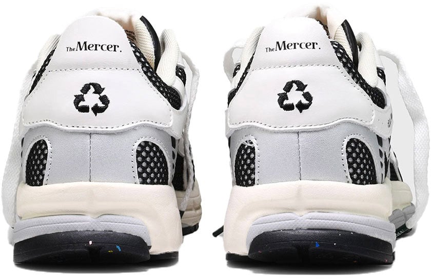 Mercer Amsterdam baskets mercer re run white silver black maille homme Beige