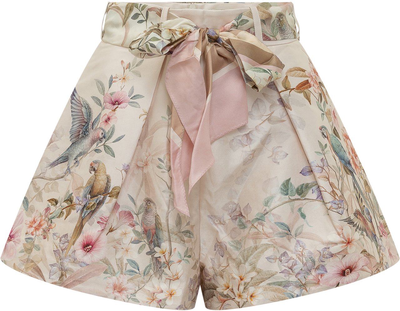 Zimmermann Shorts Crema Wit