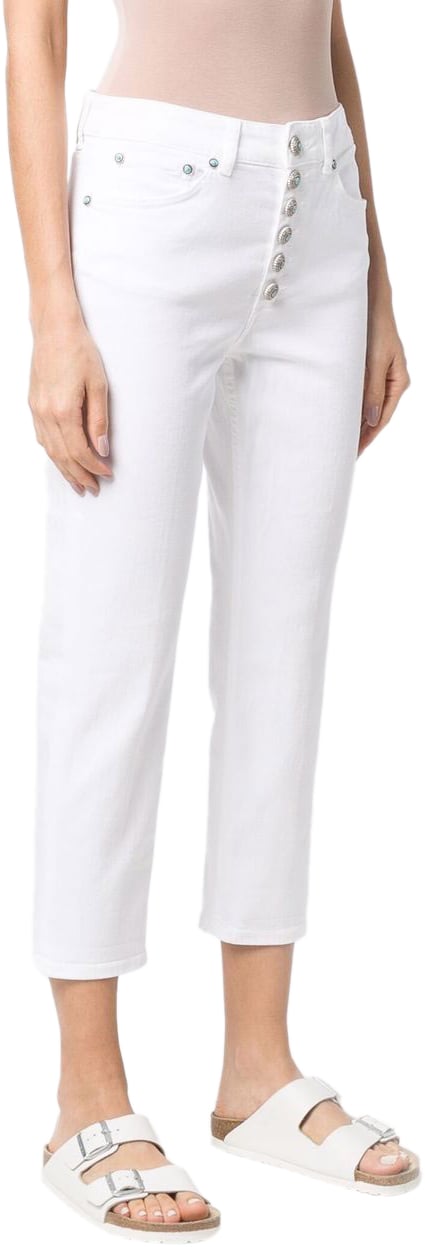 Dondup Jeans White Wit