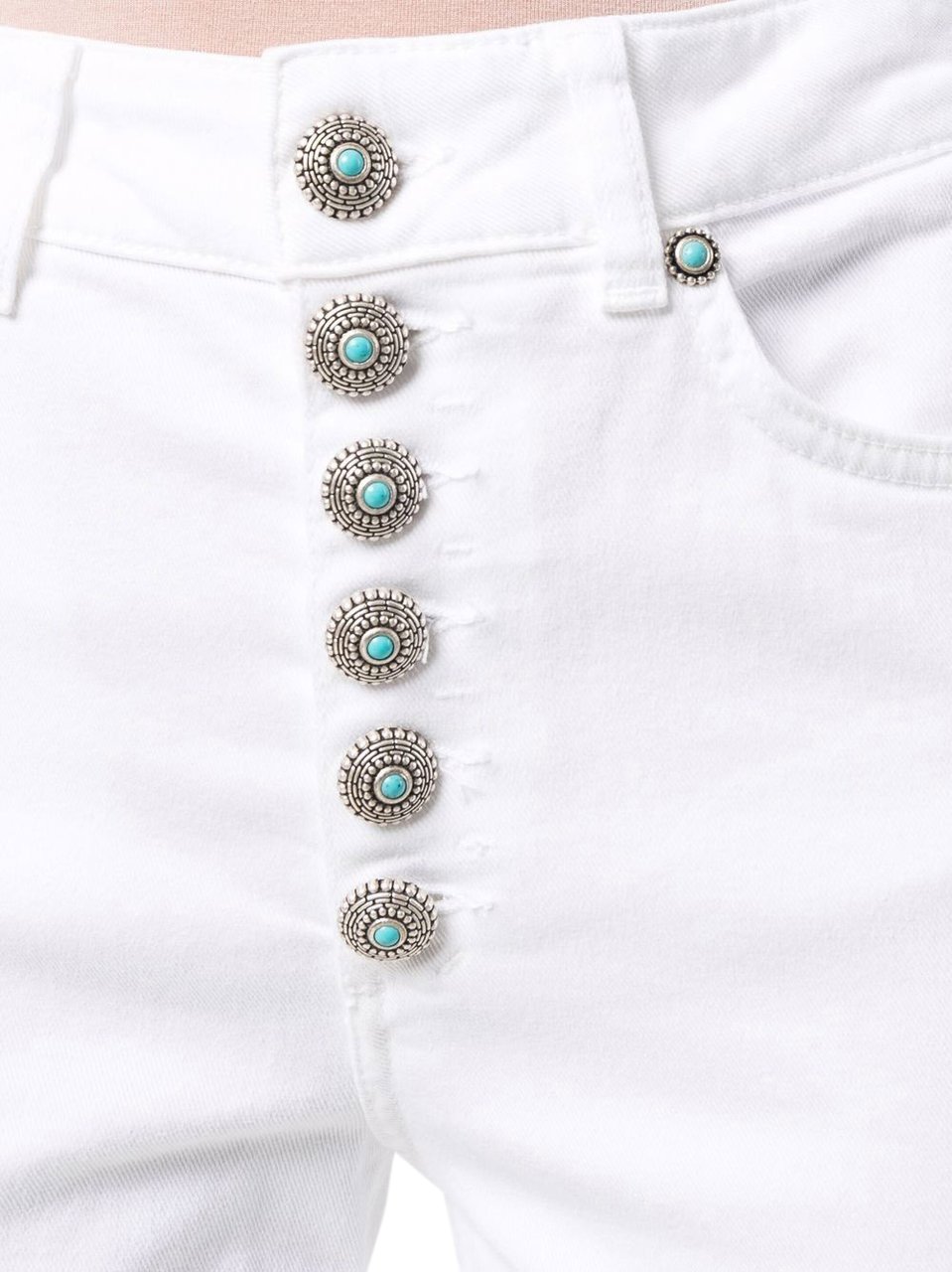 Dondup Jeans White Wit
