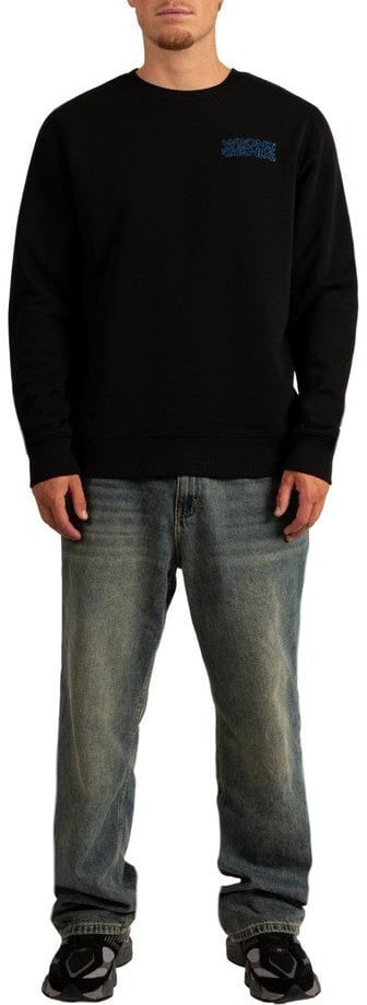 Wrong Friends WALDEN SWEATER - BLACK Zwart