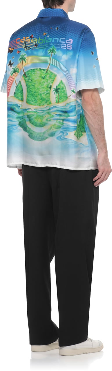 Casablanca Shirts Blue Blauw