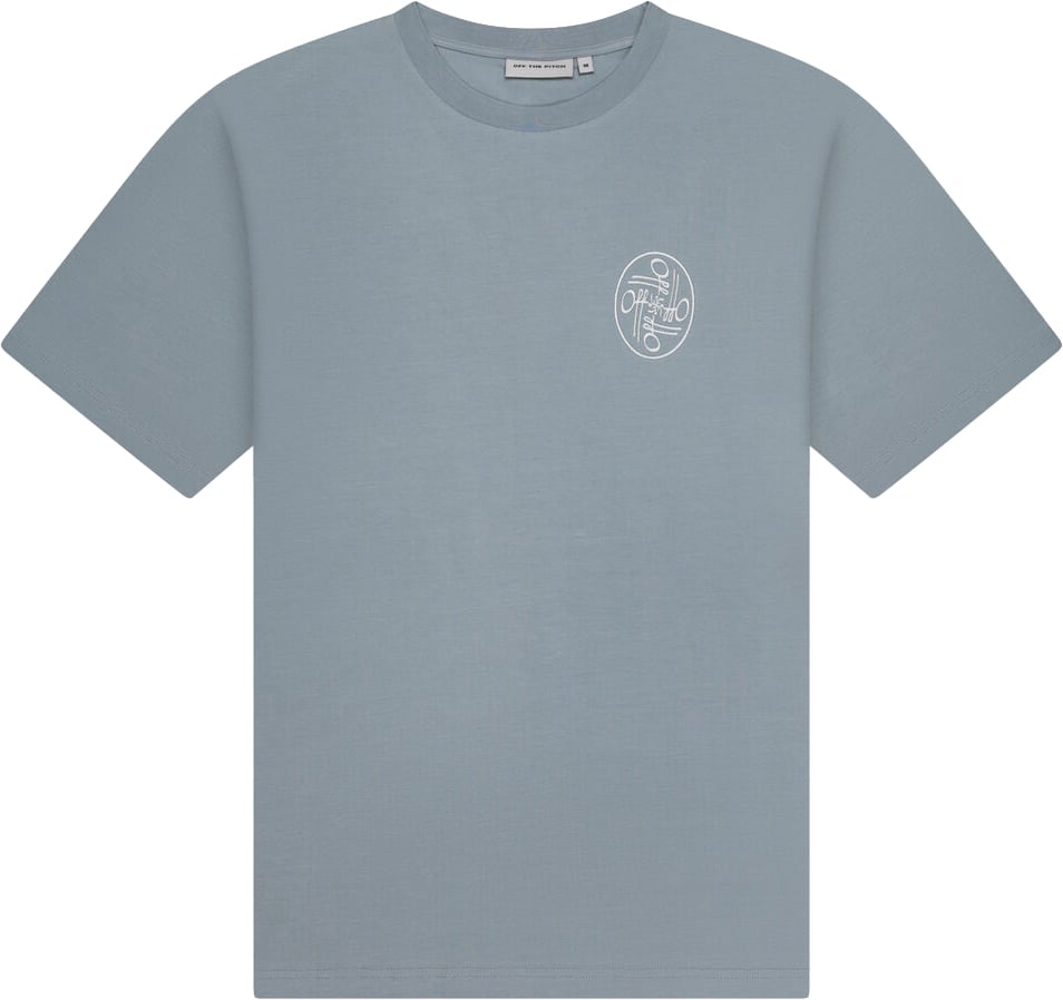 OFF THE PITCH Never Settle Regular Fit Tee Blue Blauw