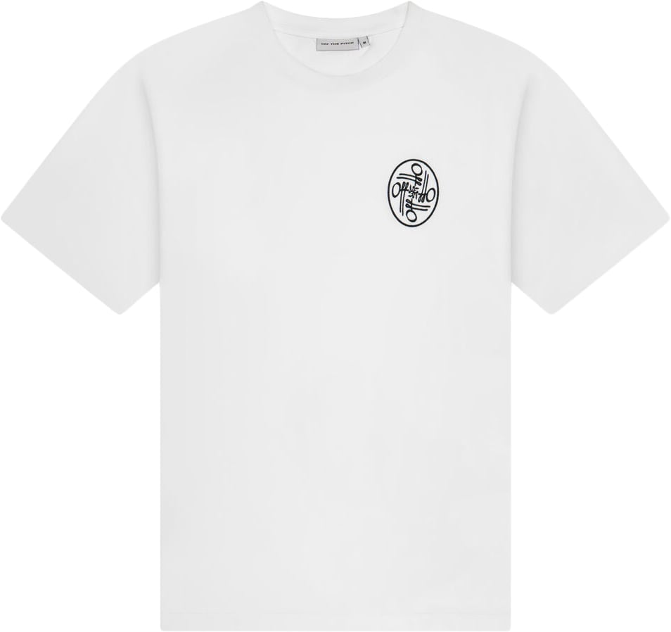 OFF THE PITCH Never Settle Regular Fit Tee White Wit