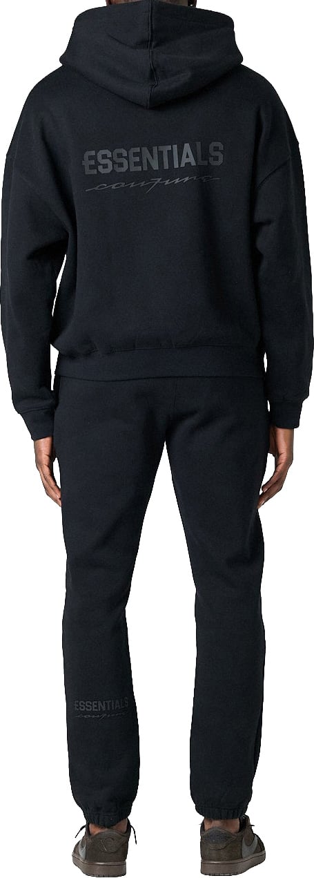 Cou7ure Essentials Rubber Tracksuit Black Zwart