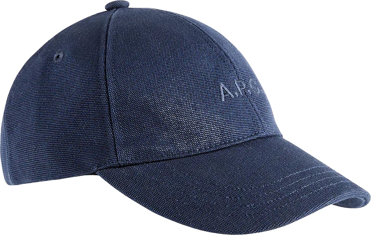 A.P.C. Pet Casquette charlie donkerblauw Blauw