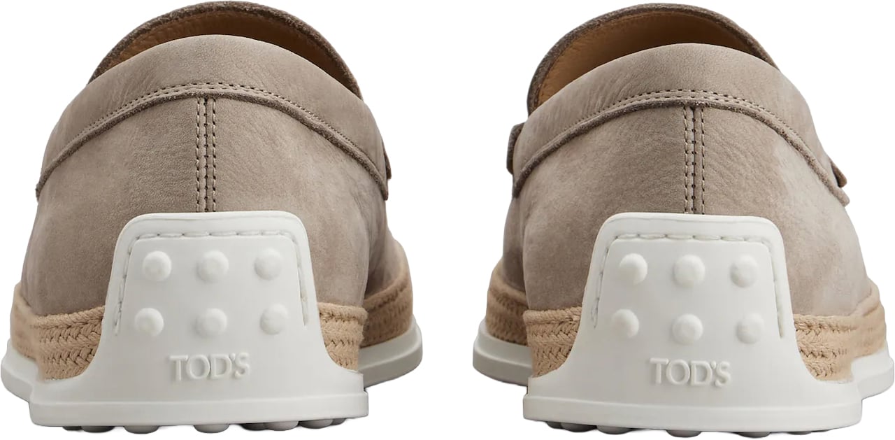 Tod's Slip-ons in Nubuck Beige