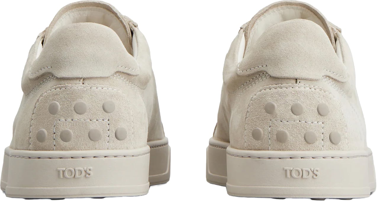 Tod's Sneakers in Suede Beige