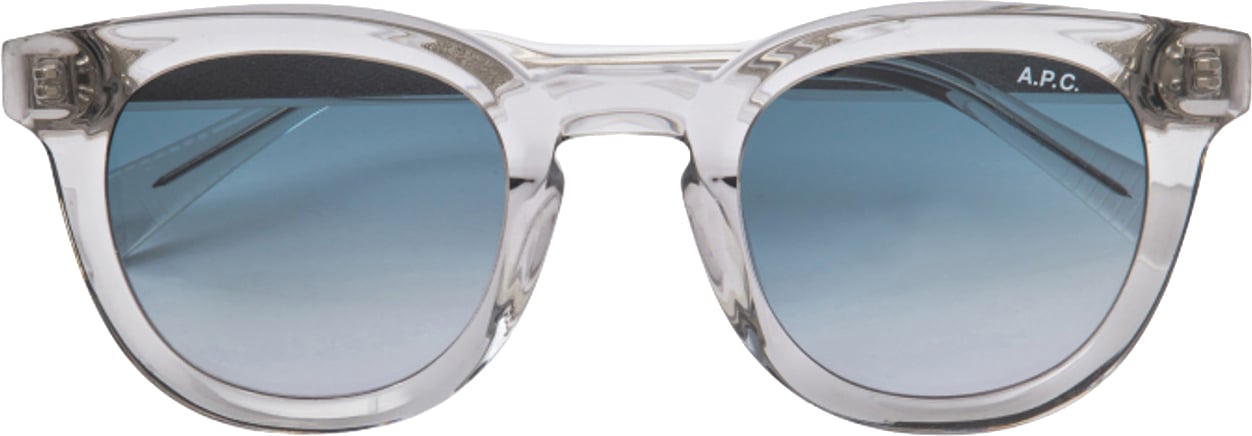 A.P.C. Zonnebril Les Lou doorzichtig grijs Grijs