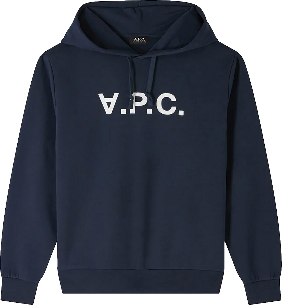 A.P.C. Hoodie donkerblauw Blauw