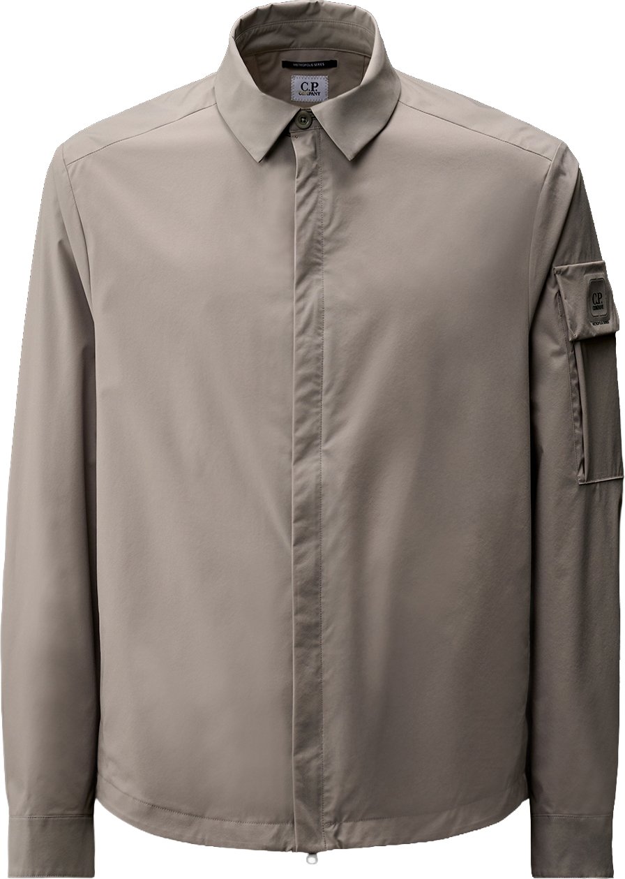 CP Company Metro-Tek Zip Overshirt Grijs