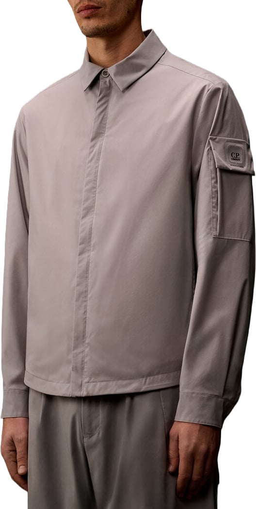 CP Company Metro-Tek Zip Overshirt Grijs