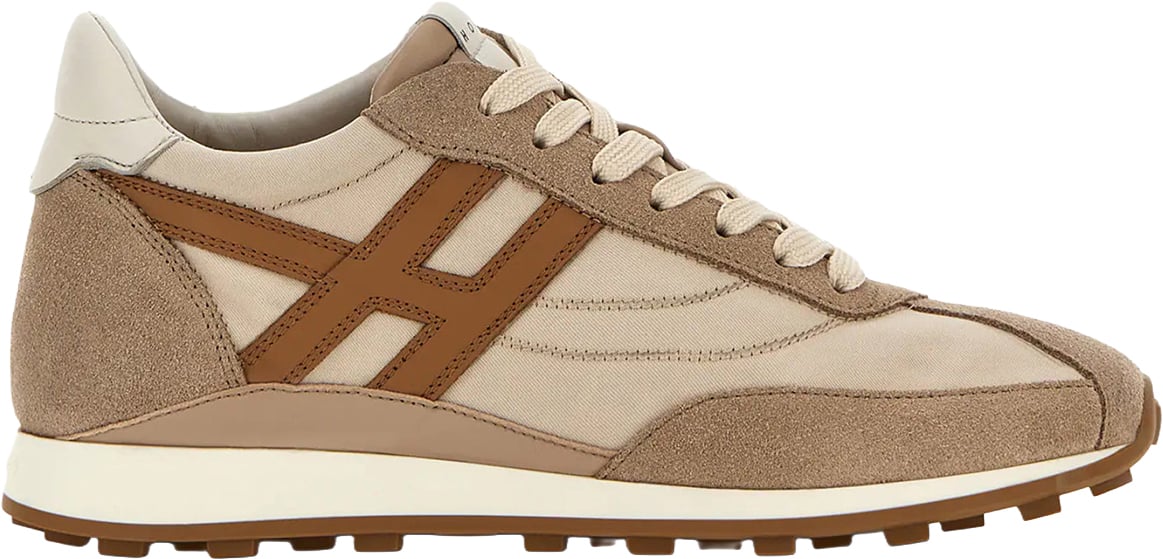 HOGAN Sneaker bruin/beige Bruin