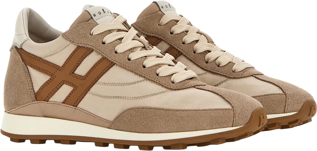 HOGAN Sneaker bruin/beige Bruin