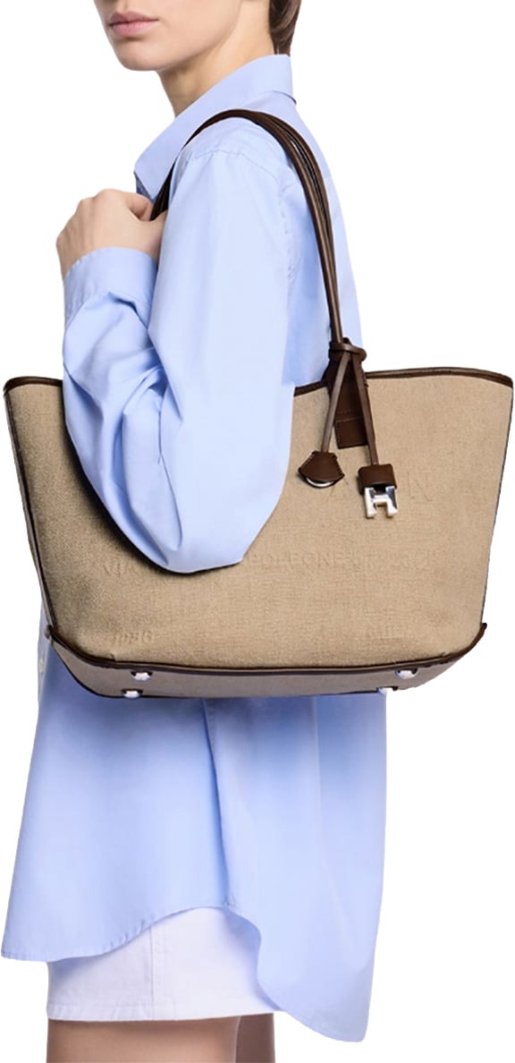 HOGAN Tas Script beige Beige