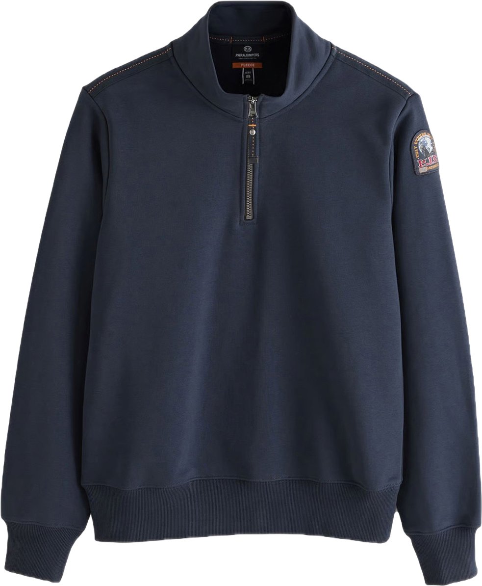 Parajumpers Half zip sweater Broad Peak Blauw