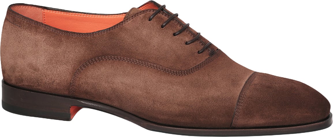 Santoni Oxford veterschoen bruin Bruin