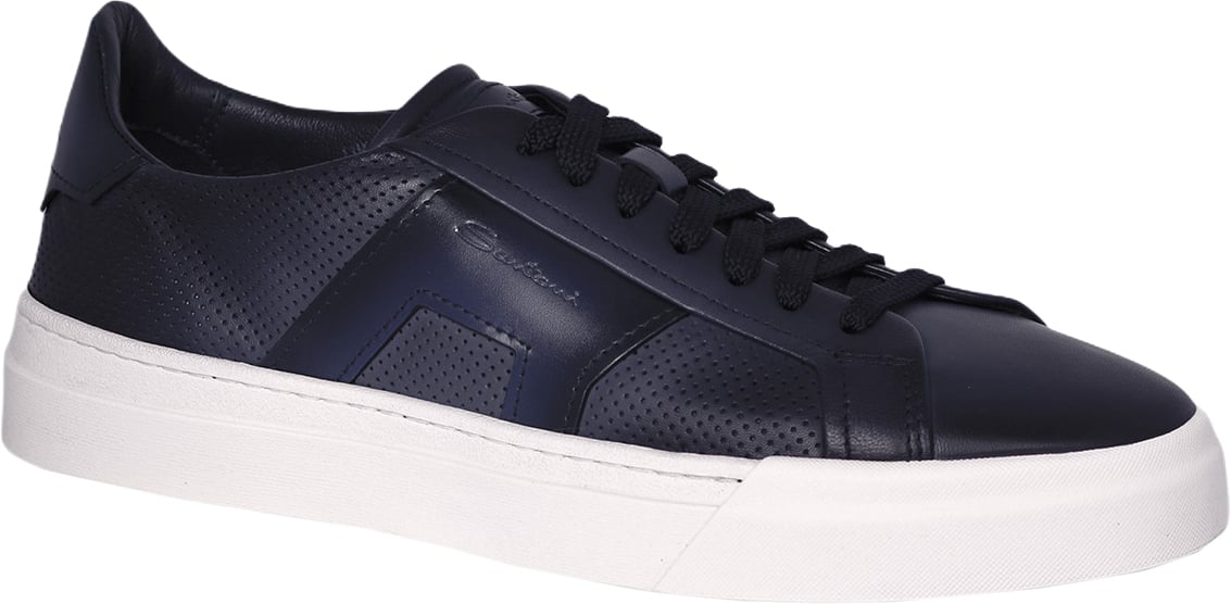 Santoni Sneaker donkerblauw Blauw