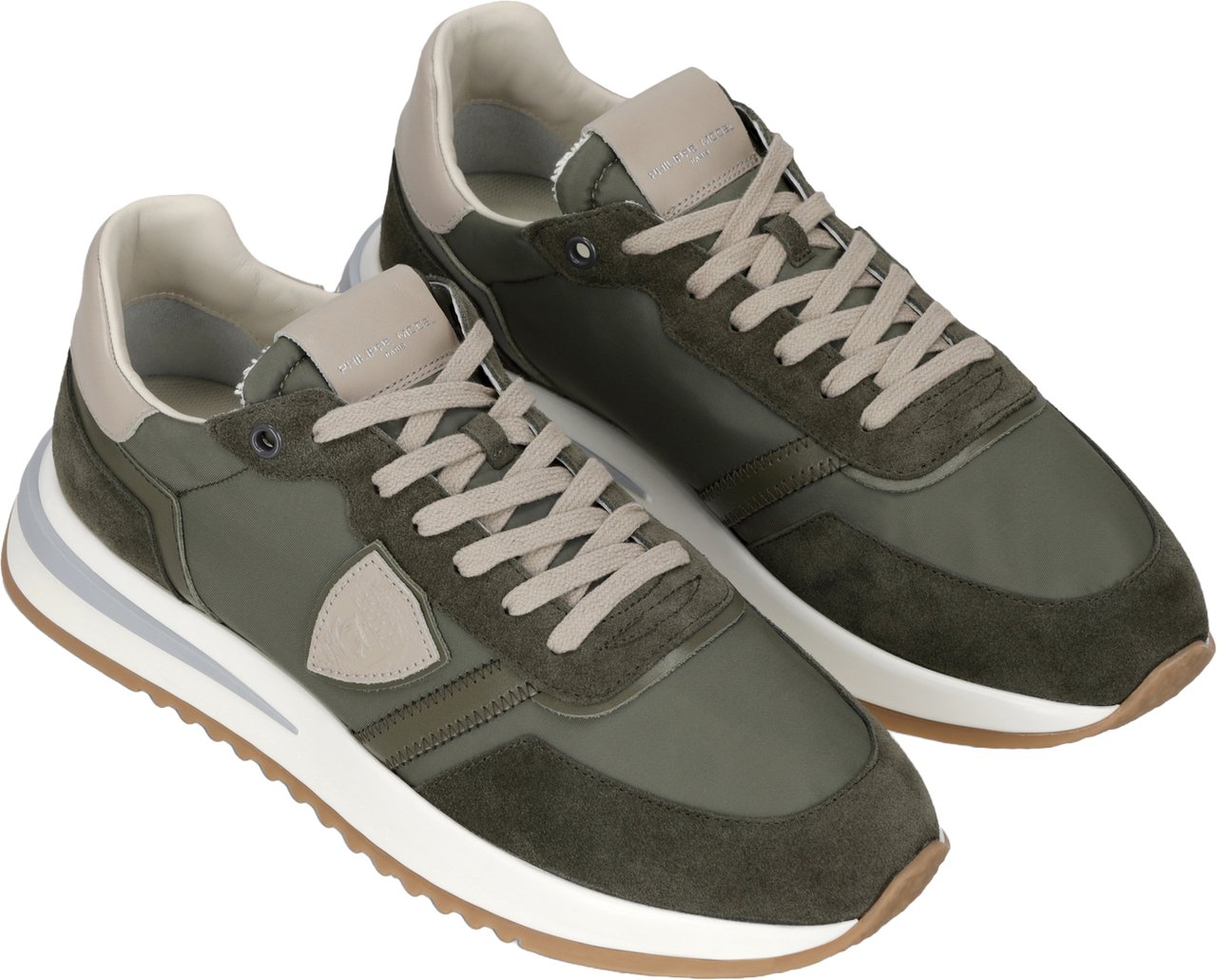 Philippe Model sneakers khaki Groen