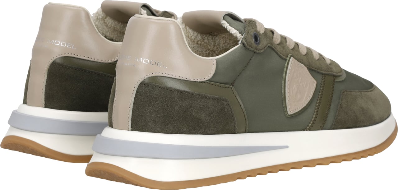 Philippe Model sneakers khaki Groen