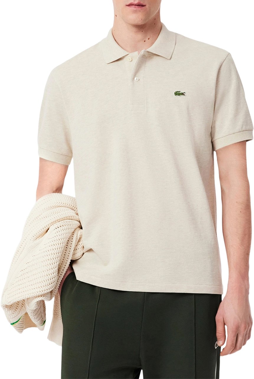 Lacoste polo beige chine Beige
