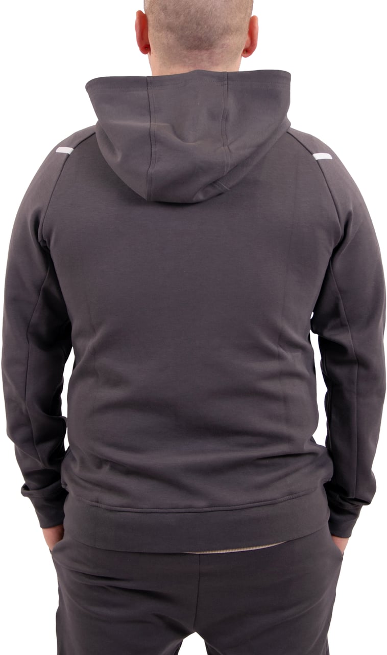Malelions Malelions Sport Counter Zip Hoodie Grijs