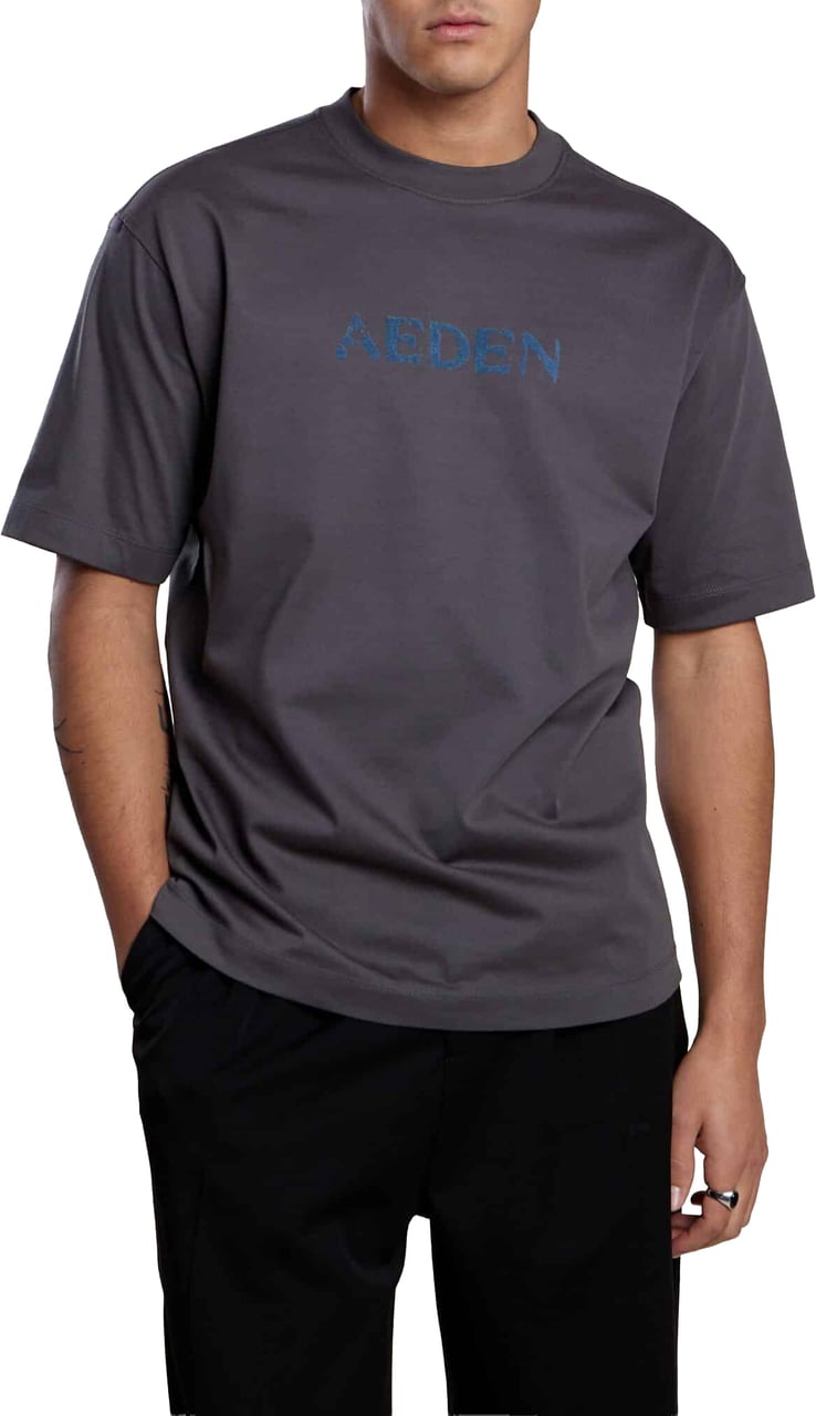 Aeden Opal Tee Dark Shadow Grijs