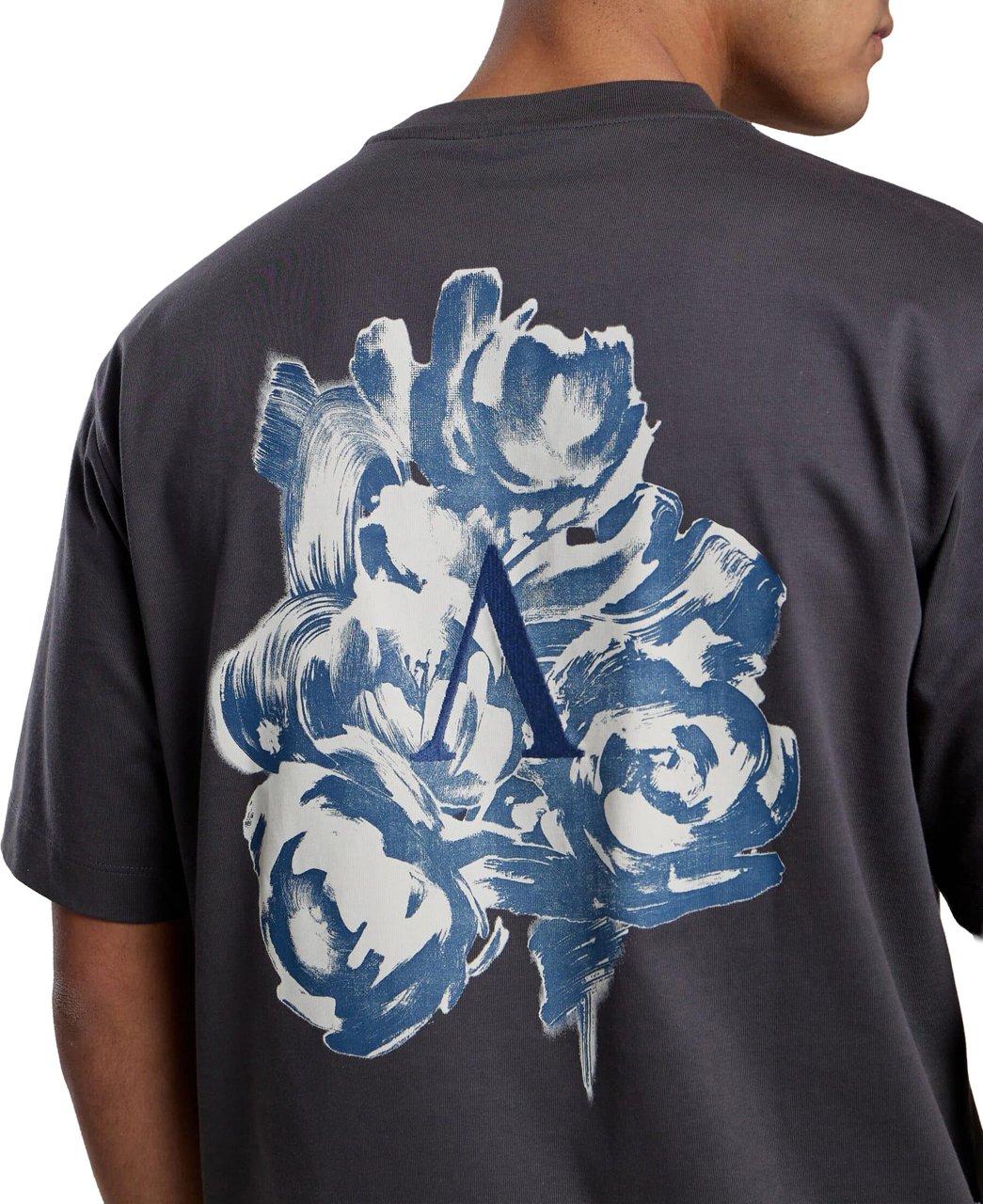 Aeden Opal Tee Dark Shadow Grijs