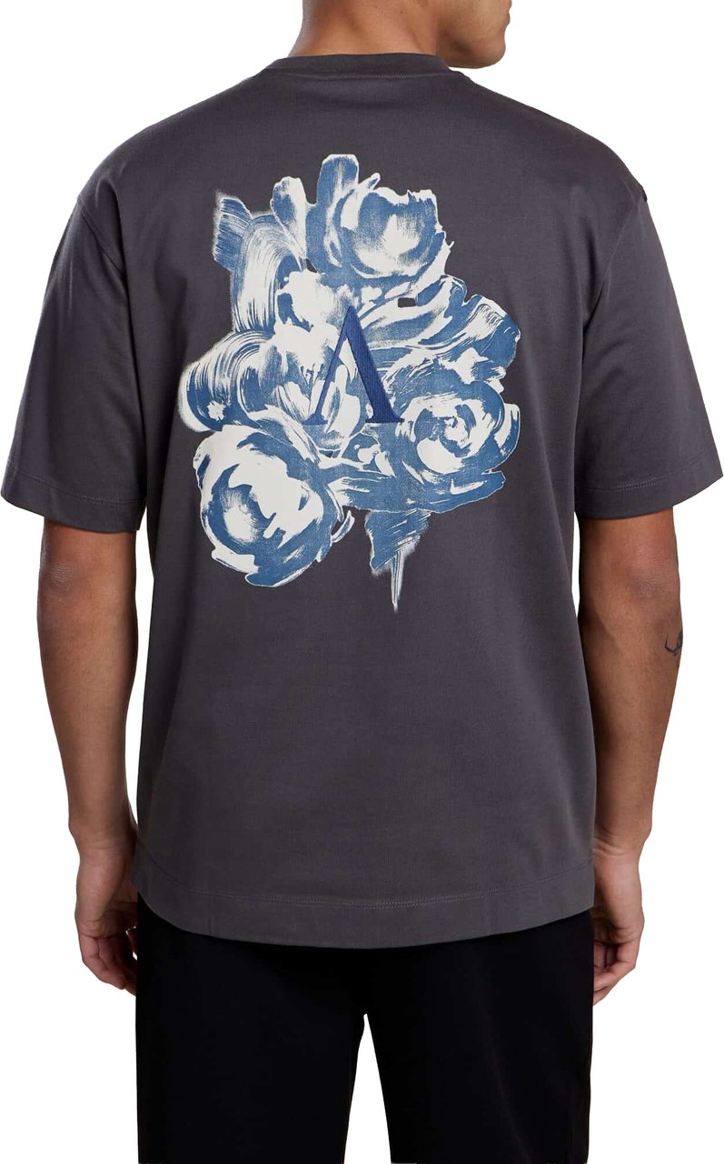 Aeden Opal Tee Dark Shadow Grijs