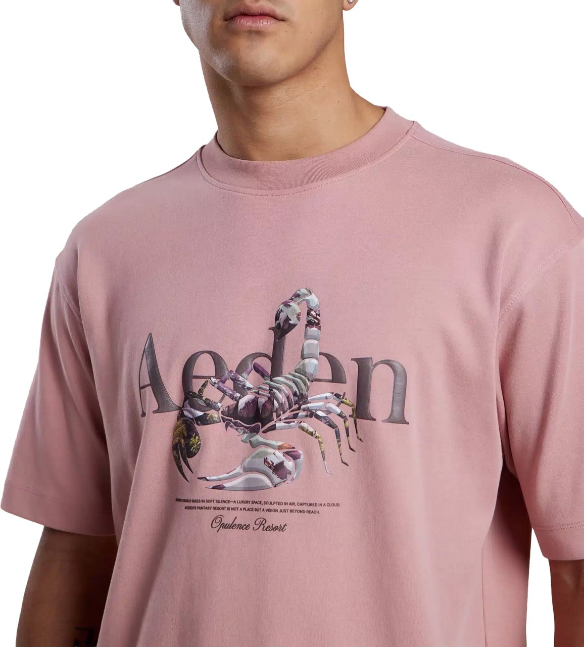 Aeden Maxton Tee Ash Rose Roze