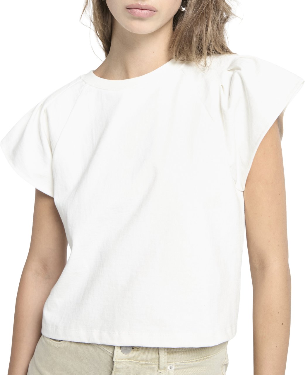 Homage to Denim tops white Wit