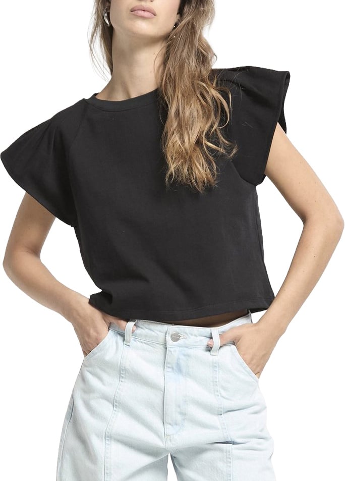 Homage to Denim top black Zwart