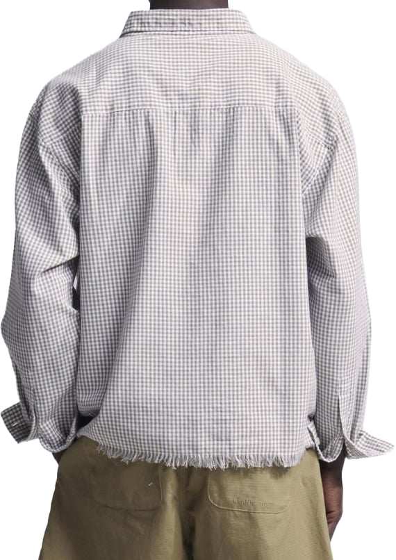 Bram's Fruit overshirt checked green Groen