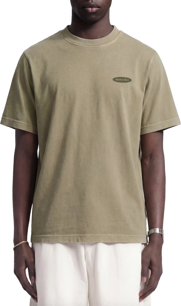 Bram's Fruit t-shirt khaki Groen