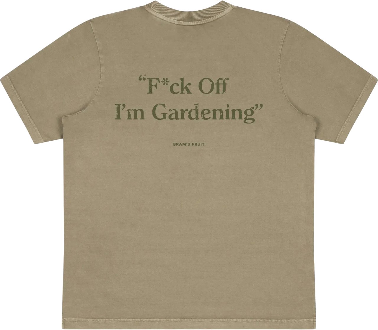 Bram's Fruit t-shirt khaki Groen