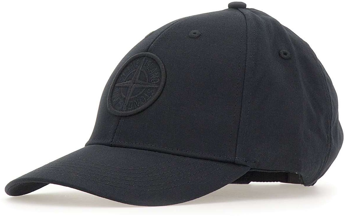 Stone Island Heren Cap Zwart Zwart