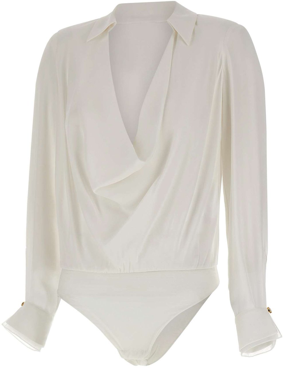 Elisabetta Franchi Shirts Ivory Wit