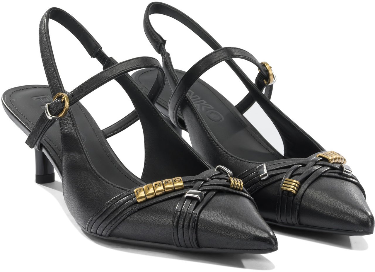 Pinko Heeled shoes Zwart