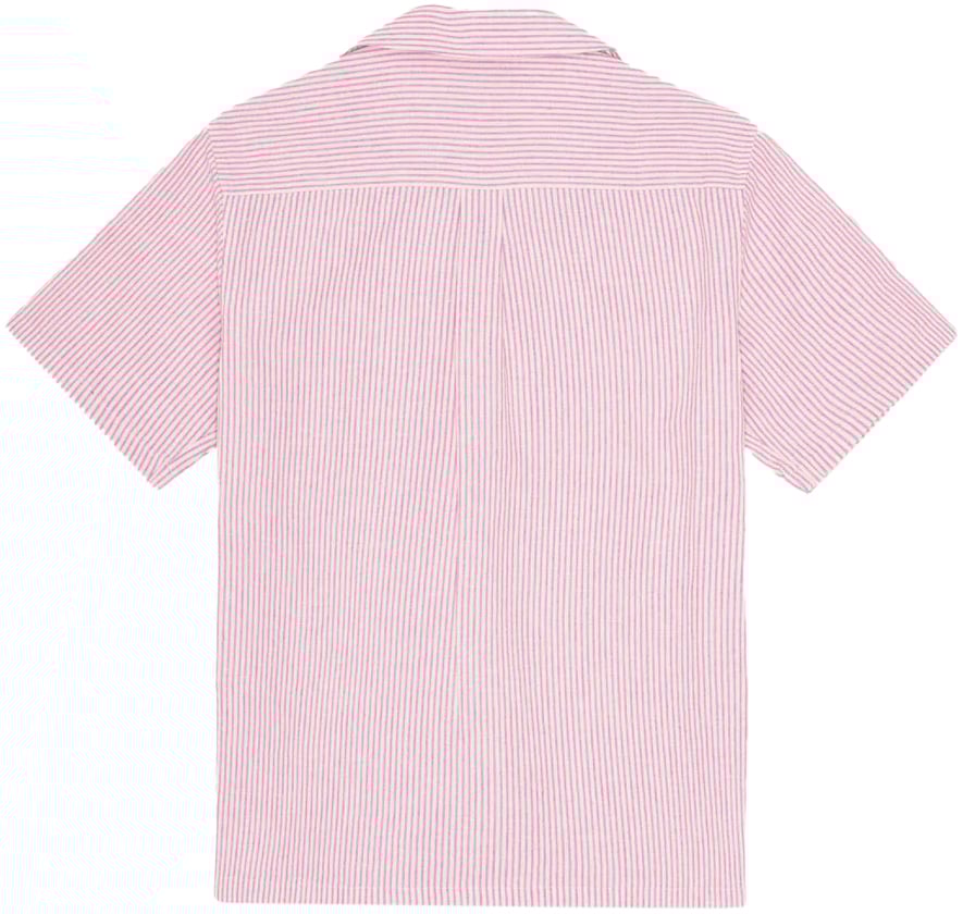 Les Deux chemise manches courtes les deux lukas coton crocus pink Roze