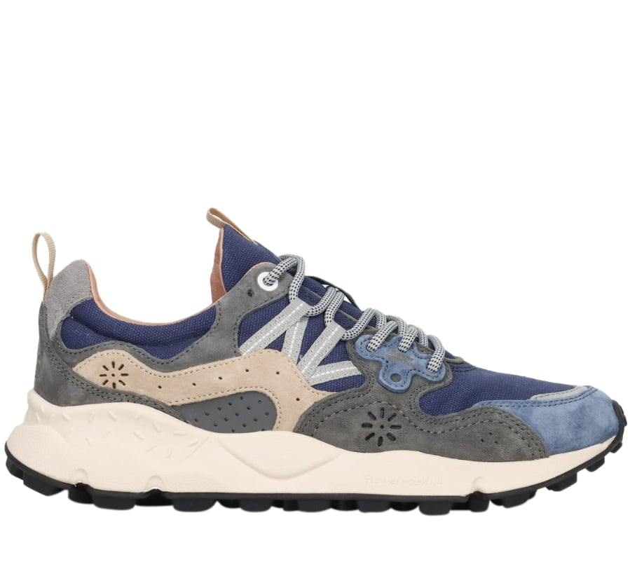 Flower Mountain Sneakers Blue Blauw