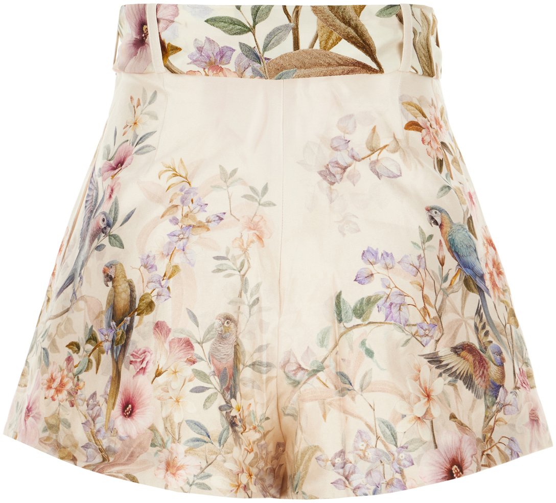 Zimmermann Shorts Crema Wit