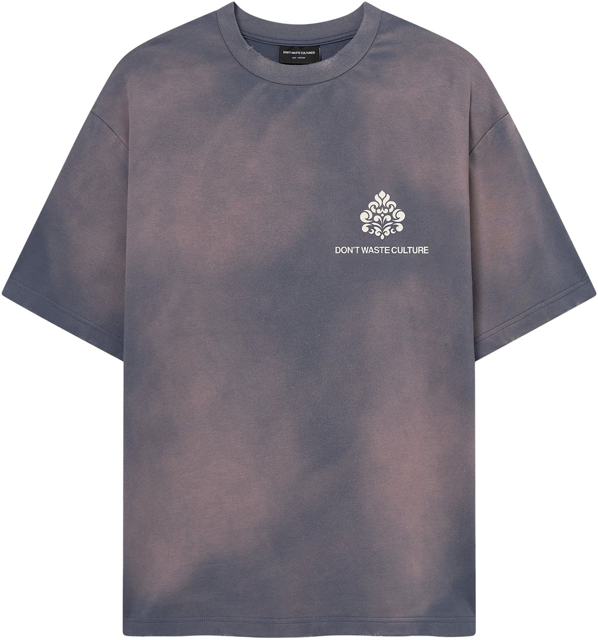 Don't Waste Culture Azemari T-shirt | Faded Blue Blauw