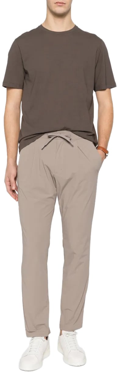 Herno Trousers Tortora Chiaro Taupe