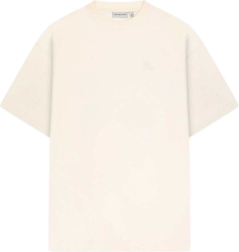 OFF THE PITCH Corsage Loose Fit Tee Off white Wit