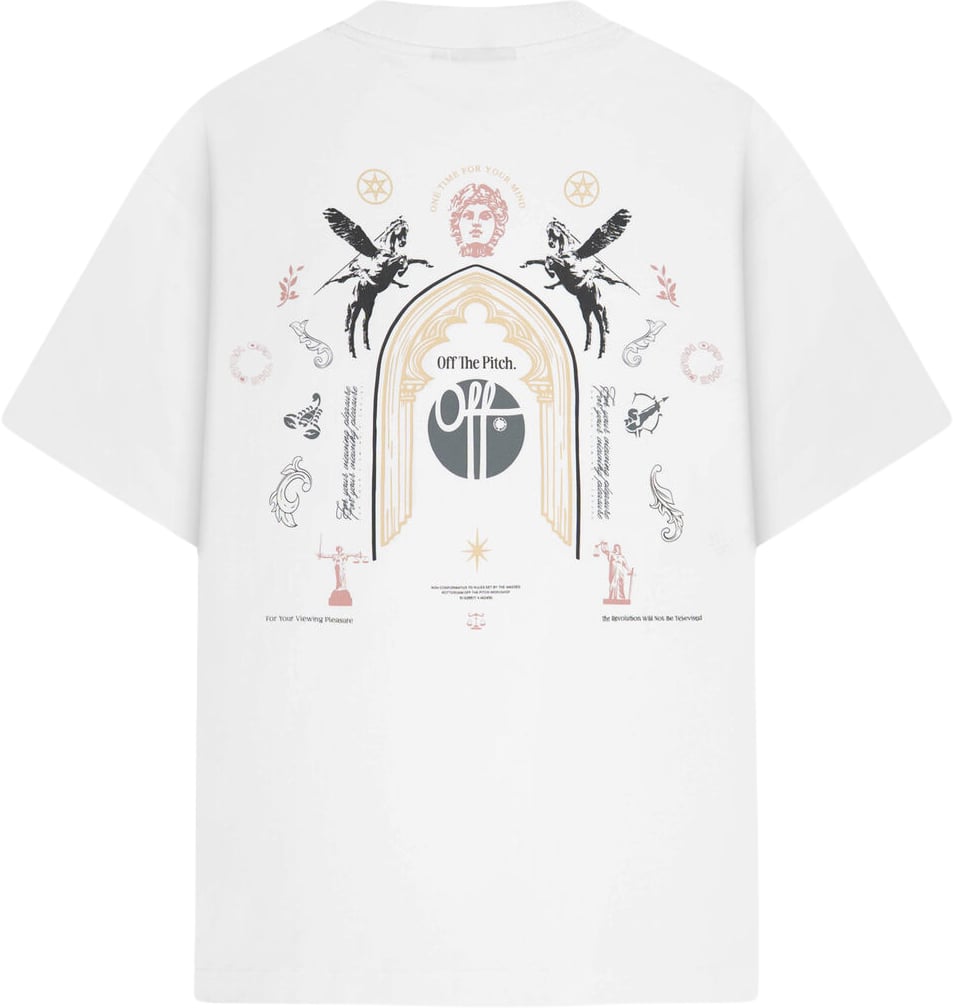 OFF THE PITCH Sacred Loose Fit Tee White Wit