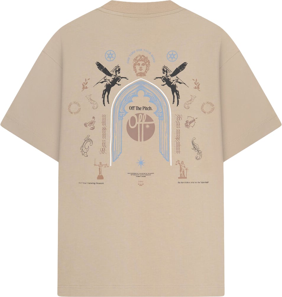 OFF THE PITCH Sacred Loose Fit Tee Sand Beige