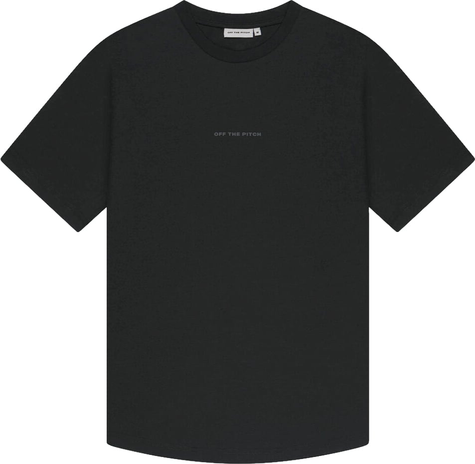 OFF THE PITCH Botanic Slim Fit Tee Black Zwart